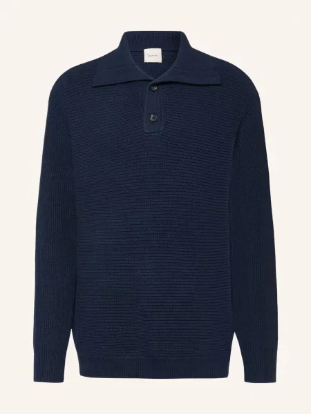 Calvin Klein Svetr Troyer tmavě modrá