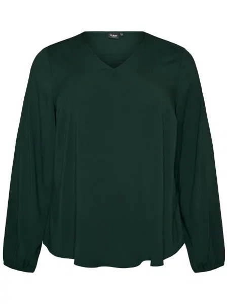 Zizzi Bluză LENNI închis verde