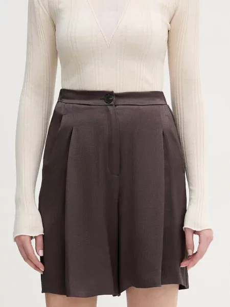 Marella pantaloni scurți Emme by Marella gri