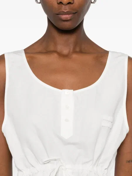 Top Miu Miu alb
