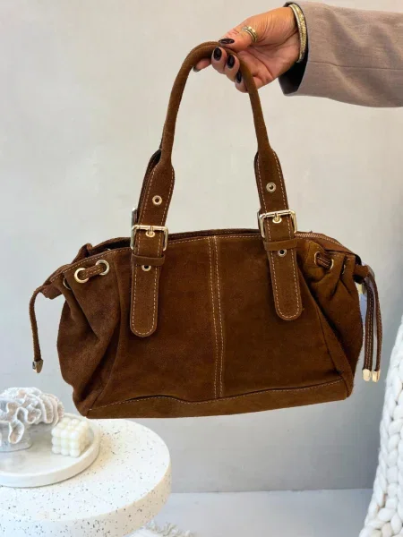 Torbica Boto iz semiša rjava