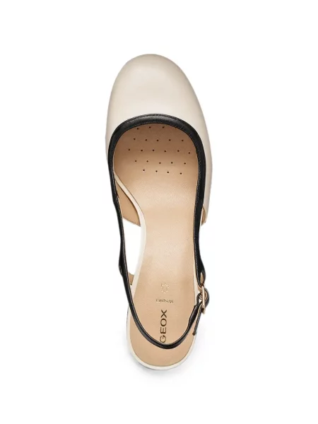 Pantofi cu toc Geox slingback cu bretele