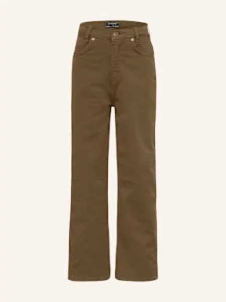 Blue Effect Chino Kalhoty Slim Fit tmavě hnědá modré