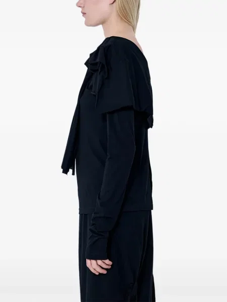 Lung bluză Yohji Yamamoto negru