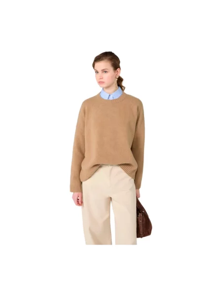 Sweter Weekend Max Mara beżowy