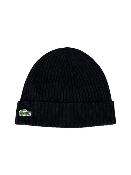 Czapka Lacoste chunky czarna