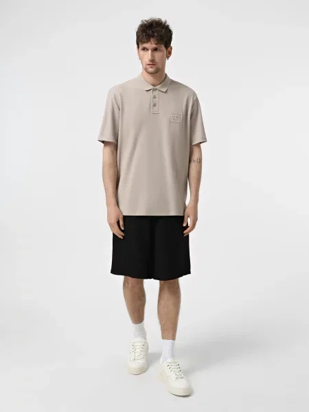 Поло Armani Exchange бежевое