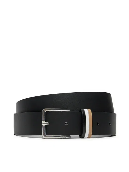 BOSS BLACK De piele negru