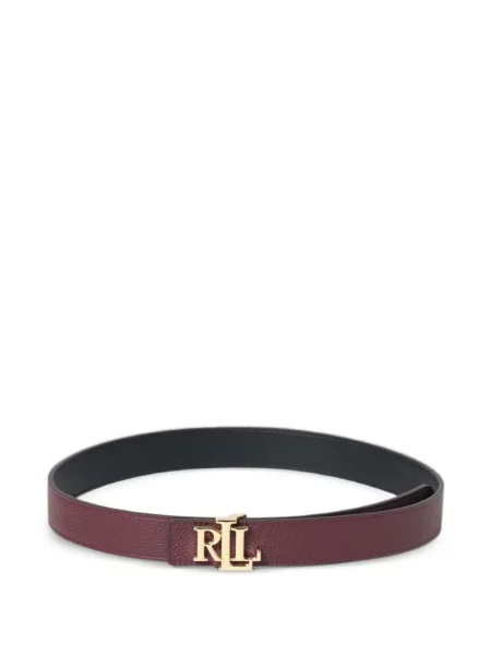 Megfordítható öv Lauren Ralph Lauren autogrammal piros