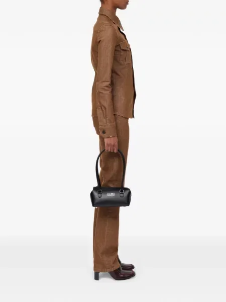 Torbica Mm6 Maison Margiela s autogramom crna