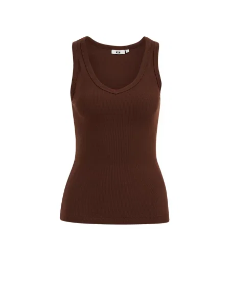 WE Fashion Top castaniu