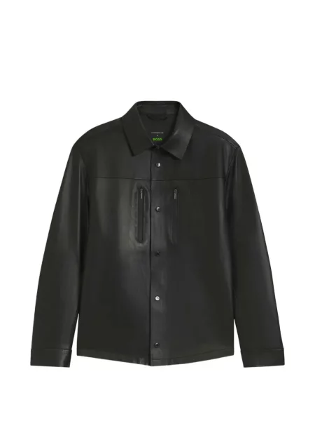 Geanta de piele Boss Green Hugo Boss negru