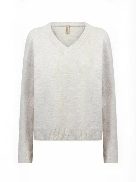 Soyaconcept Pulover SC-ORLEAN deschis bej