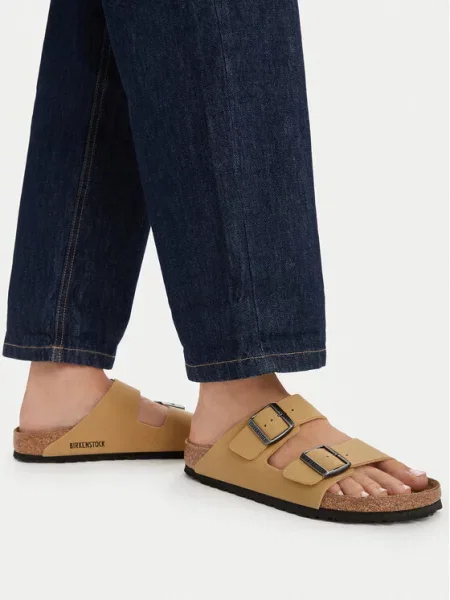 Birkenstock Natikače Arizona Birko-Flor bež