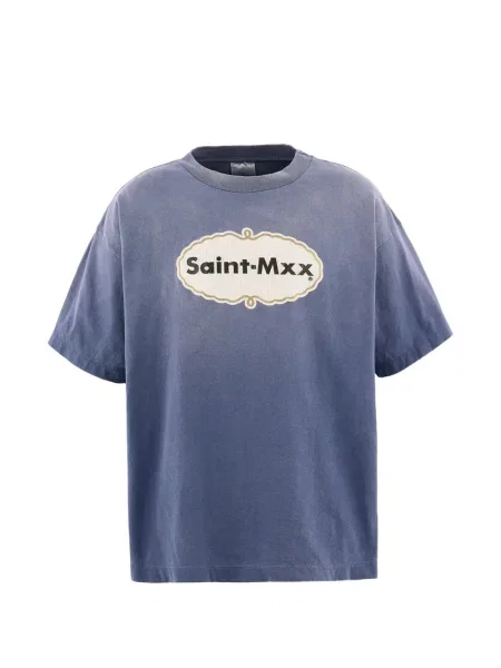 Tricou Saint Mxxxxxx cu imagine albastru