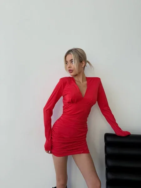 Вечернее платье Uaclothes красное