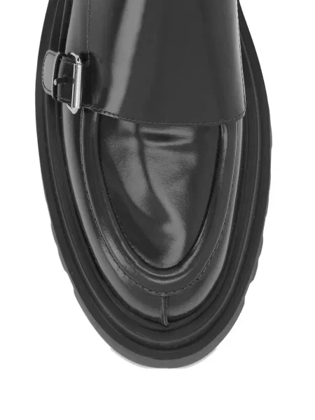 Pantofi loafer Plan C din piele negru