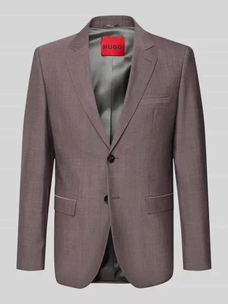 Marynarka garniturowa o kroju extra slim fit z mieszanki wełny dziewiczej Model Hugo