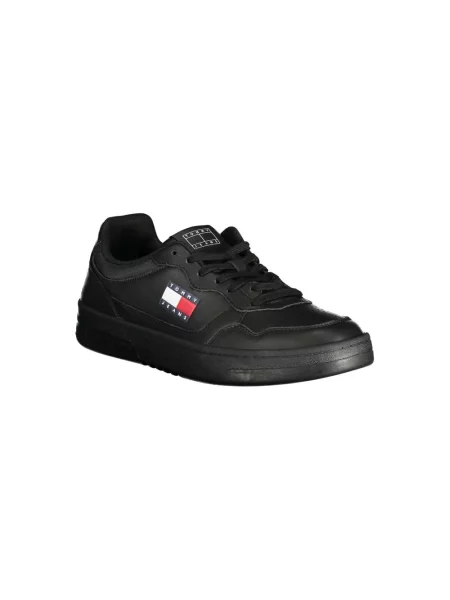 Tommy Jeans sneakersy skórzane TJM CUPSOLE LEATHER ESS czarny