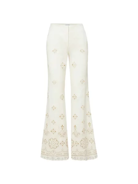 Pantaloni Veronica Beard cu broderie