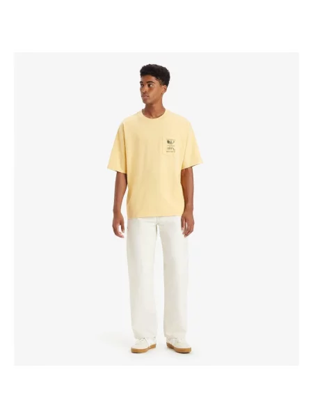 Széles szárú farmer Levi's® fehér