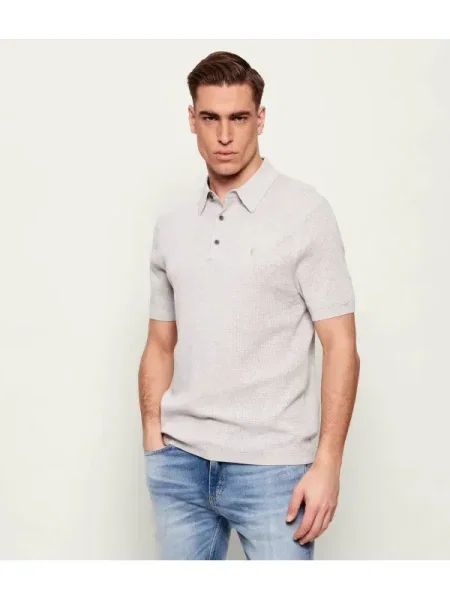 AllSaints Polo AUBREY gri