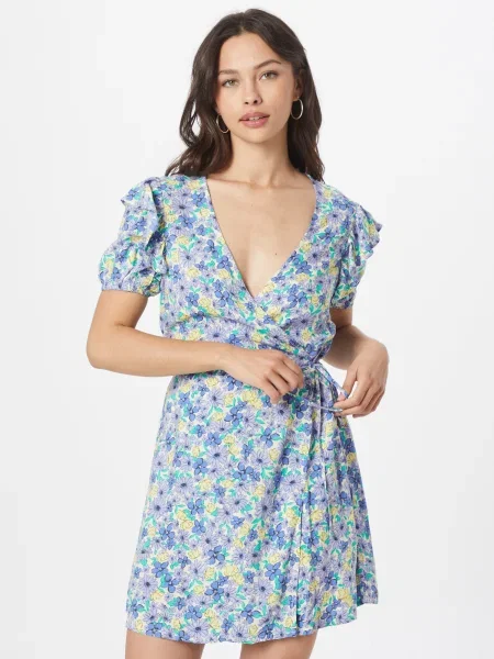 Dorothy Perkins Ruha füstkék / sötétkék / sárga / jáde / fehér