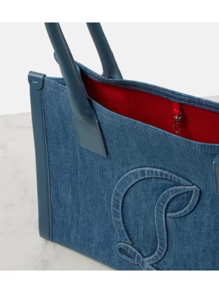 Geantă Christian Louboutin albastru