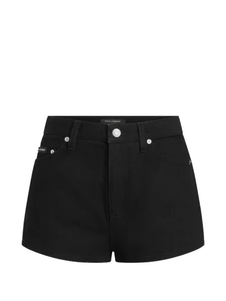 Pantaloni scurți din denim Dolce & Gabbana negru