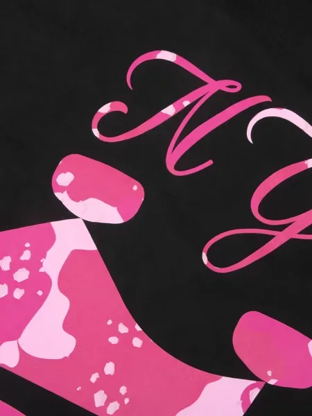 Tricou Awake Ny cu imagine negru