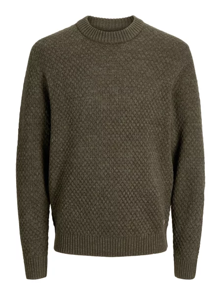 JACK & JONES Pulover JJBlake oliv
