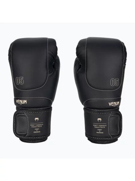 Rękawice bokserskie Venum Impact Evo black czarne