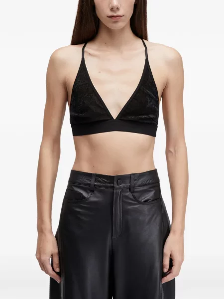 Top Osklen de catifea negru