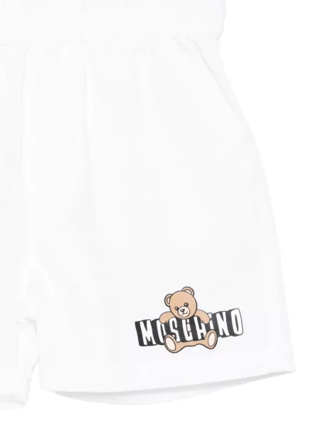 Dětské kraťasy Moschino bílé