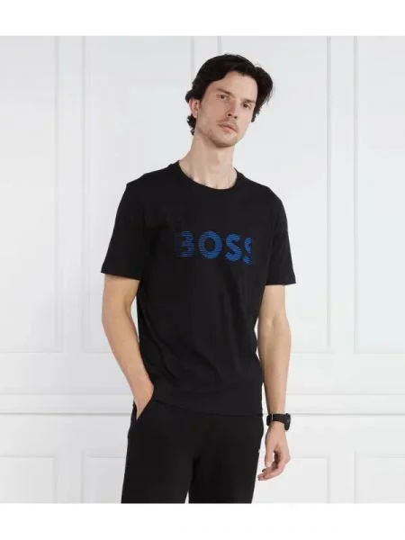 BOSS GREEN Póló fekete