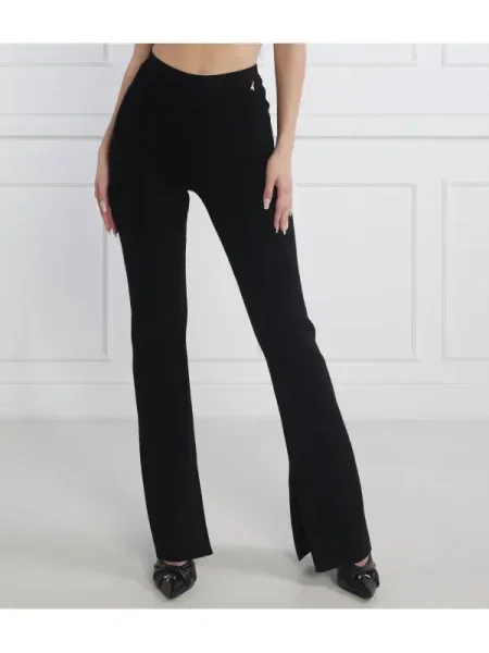 Patrizia Pepe de lână pantaloni | flare fit negru