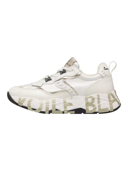 Sneakersy Voile Blanche skórzane białe