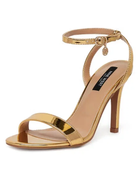 Nine West Sandály zlatá