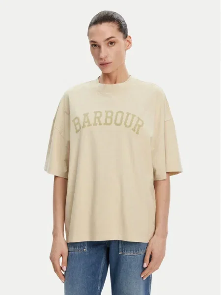 Тениска Barbour бежово