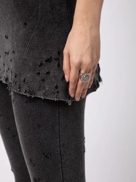 Žiedas Stolen Girlfriends Club akmenys sidabrinė