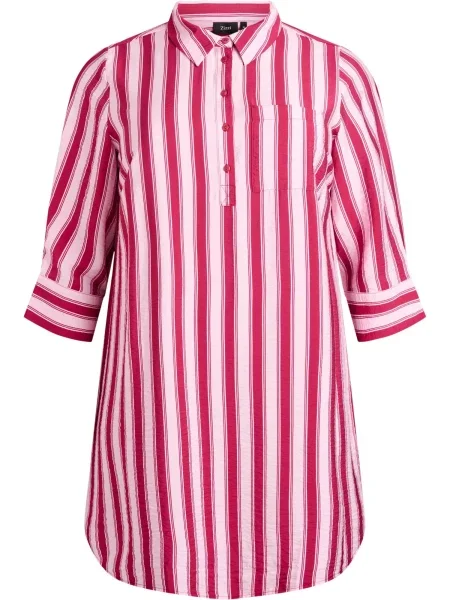 Zizzi Rochie tip bluză Vkam / pastel roz