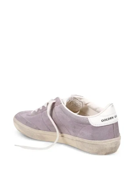 Top Golden Goose od brušene kože ljubičasta