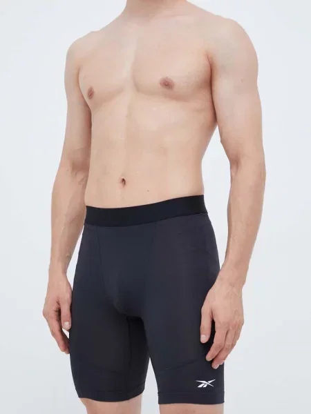 Kratke hlače za vadbo Reebok črna