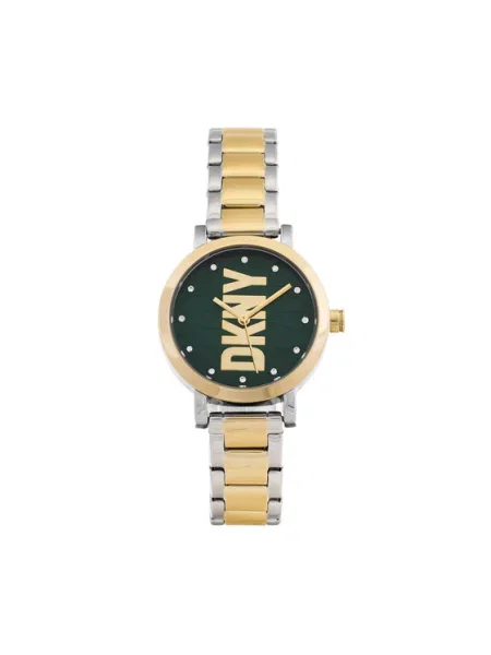 Годинник DKNY Soho Gold/Green срібний