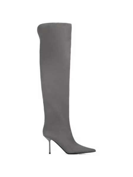 Botine Le Silla din piele de căprioară gri