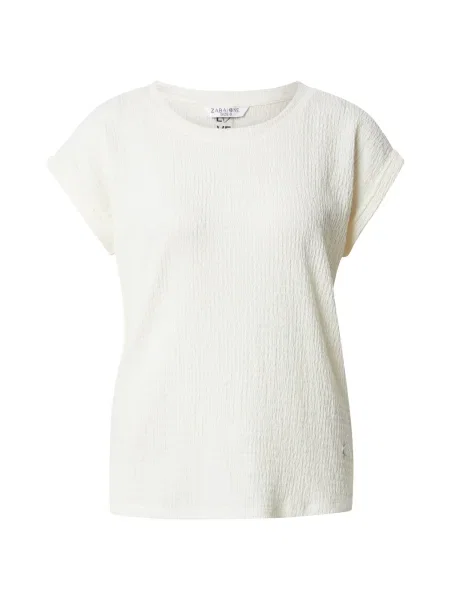 ZABAIONE Tricou murdar alb
