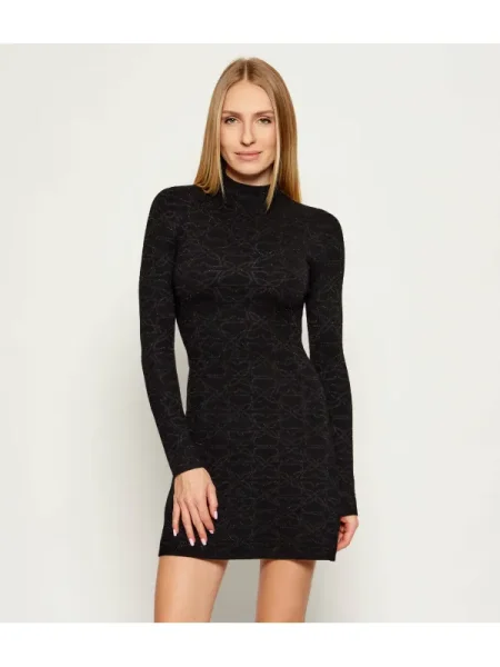 HUGO rochie mini evazați negru