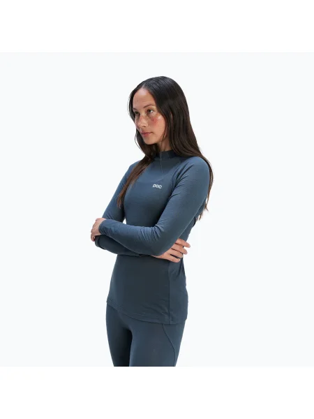 Termoakční mikina POC Layer Merino Mock Neck Jersey sylvanite grey šedá