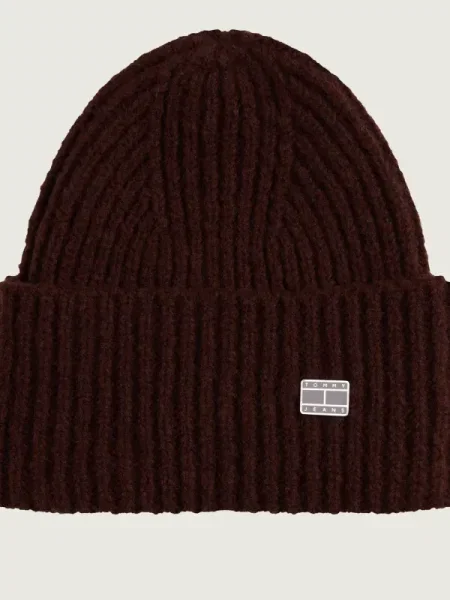 Tommy Jeans De lână căciulă maro