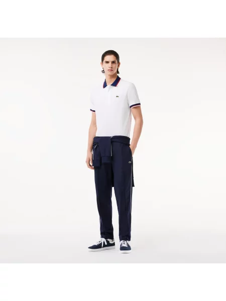 Поло Lacoste белое